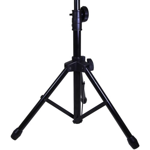 Aidata US-2009B iPad Floor Stand with Tripod Base, Height Adjustable with Telescoping Post, Portable with Carry Case, Black - Thumbnail 2