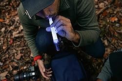 Life Gear Blue LED Glow Stick & Flashlight with