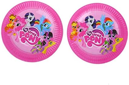 guantongda Fashionable XM Polaroid my little pony disposable tableware children birthday decoration in fine style(None H16)