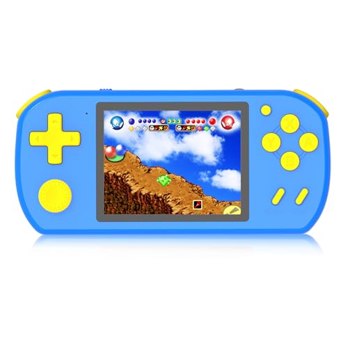 Handheld Game Console for Kids Preloaded 218 Retro Video Games, Portable  Gaming Player with Rechargeable Batte