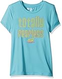 Skechers Big Girls' Sport Short Sleeve T-Shirt, Bluefish, Small