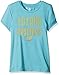 Skechers Big Girls' Sport Short Sleeve T-Shirt, Bluefish, X-Large (14-16)
