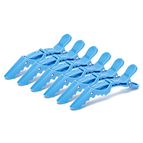 Mokale 6pcs salon croc hair styling clips-sectioning pl…