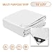 TANG Sunshades Depot 16 x 20 Feet Heavy Duty 10 Mil White Cover Tent Shelter Camping Tarpaulin Multi Purpose Waterproof Poly Tarp Cover Reinforced Rip-Stop with Grommets