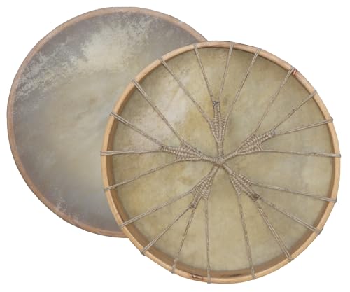 American Shamanic Native Drum Bison Natural Hide
