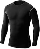 Sanke Men's Cool Compression Under Base Layer Tight Wear Long Sleeve