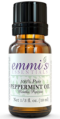 Peppermint Essential Oil by Emmi's Essentials ~ 100% Pure (mentha piperita) (10 ml)