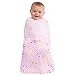 HALO Swaddlesure Adjustable Swaddling Pouch, TOG 1.0, Butterfly Dot, Small, 3-6 Months