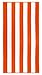 COTTON CRAFT - 5-Pack Striped Terry Beach Towels- 30x60 Inches - Absorbent Cotton - Assorted Family Set for Pool – 450 GSM - Each Towel Weighs 1.15 Lbs.