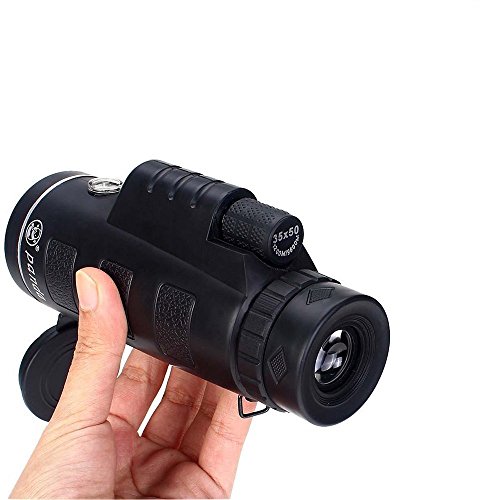 Monocular Telescope,XMK 35X50 Outdoor Portable High-powered Wide-angle Monoculars Zoom Lens Night Vision Travelling Telescope with Hand Strap for Hunting Camping Hiking Monocular Telescope,XMK 35X50 Outdoor Portable High-powered Wide-angle Monoculars Zoom Lens Night Vision Travelling Telescope with Hand Strap for Hunting Camping Hiking
