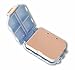 Cimostar Portable Pill Box,Travel Pill Cases for Purse Vitamin Holder,8 Compartments