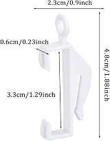 kuou 50 Pcs Curtain Hooks White Plastic Gliders for Track Rail Sliding view 3