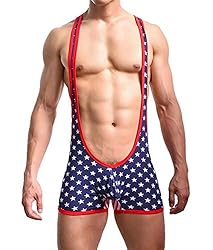 S Forever Men's Sexy Sports Jockstrap Jumpsuit,USA