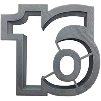 cutter cookie sweet number inches amazon plastic