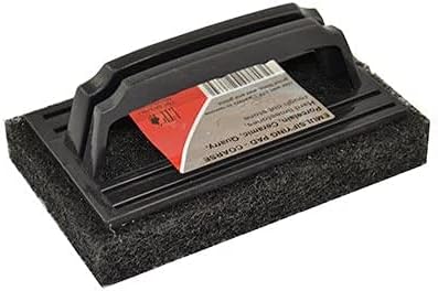 LTP Black Emulsifying Pad with Handle Coarse for Tile Grout Stone Cleaning