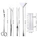 QY Aquarium Plant Tools, Aquascaping Scissor Tweezers Spatula Tool Stainless Steel Aquatic Tank Tools Set for Fish Tank Aquariums
