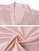 Hawiton Women's Satin Silk Bride & Bridesmaid Robe Gold Glitter Wedding Party Kimono Robes