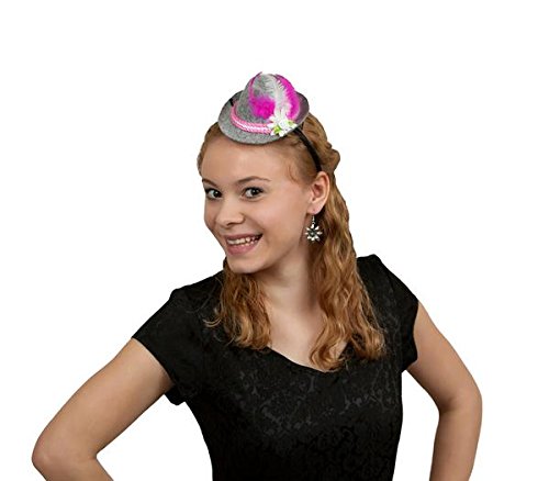 Mini Party Festival Hat with Pink Trim