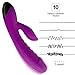 Silicone Portable Vibrator,Multi-Functional Rechargeable USB Cordless Therapeutic Handheld Electronic Vibrator for Home Personal Fitness Sports