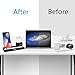 iPhone X Wireless Charger Stand, 6 in 1 Aluminum iPhone 8/8 Plus Charging Dock for Apple Watch/AirPods/iPad/Apple Pencil, Detachable Wireless Charger For Samsung Galaxy S9/S8/S7/S6 Edge (Black)