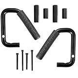 Opar Grab Bar Front Grab Handle for 07-16 Jeep JK Wrangler 2 & 4 Door - 1 Pair (Black)