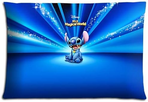 Throw Pillow Covers Case Zippered Cotton Polyester Supreme Comfort Lilo &amp; Stitch The Series 20x30 inch 50x76 cm