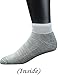 Yomandamor Men's 5 Pairs Low Cut Diabetic Socks with Cushion Sole and Seamless Toe
