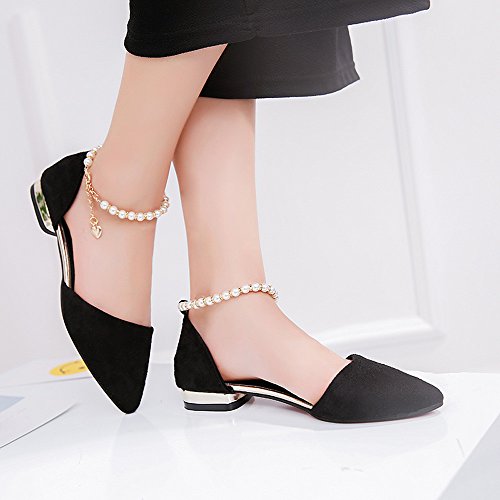 1 Graceful+Sandals+Pointed+Shoes+Low+Heeled