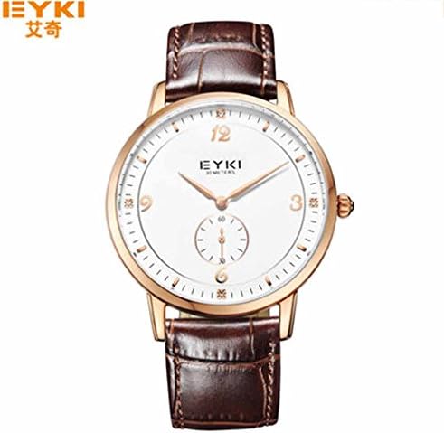 EYKI women watch Watch Leather strap Strengthen the glass mirror Simple atmosphere