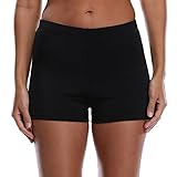 Sociala Women's Solid Swim Shorts Tankini Bottom Trunk Swimsuit Active Shorts