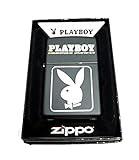 Zippo Custom Lighter - Playboy Bunny January 1984
