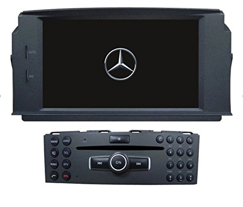 ZNYSTAR Android5.1 Full Touch Screen Autoradio GPS Car Stereo Car Radio GPS Car Audio Player for Benz C class W204 with BT Radio GPS 3G Wifi Android Mirror link