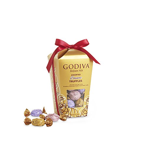 Godiva Chocolatier Wrapped Assorted Chocolate Dessert Truffles Gift Box