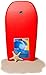 Boogie Board 33” Fiberclad Bodyboard - Durable Fiberclad Deck with Phuzion Core and Leash - Choose Your Graphics