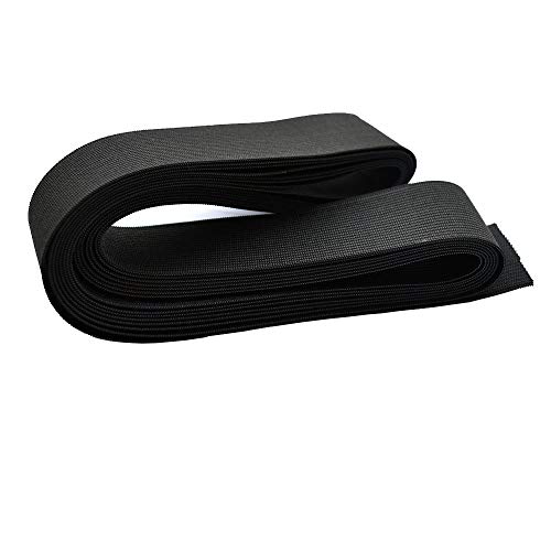 Leline's Elastic Spool, Knit Elastic Band for Sewing, 1 1/2 Inch x 5 Yard, Black