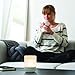 iHome Zenergy Meditative Light & Sound Therapy Candle, Breathe, Sleep and Relax with Adjustable, Customizable Sounds and Lighting (Gray)