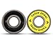 Yellow Jacket Premium Skateboard Bearings, Pro Longboard Bearings, 608, ABEC 9, Yellow Jacket (Pack of 8)