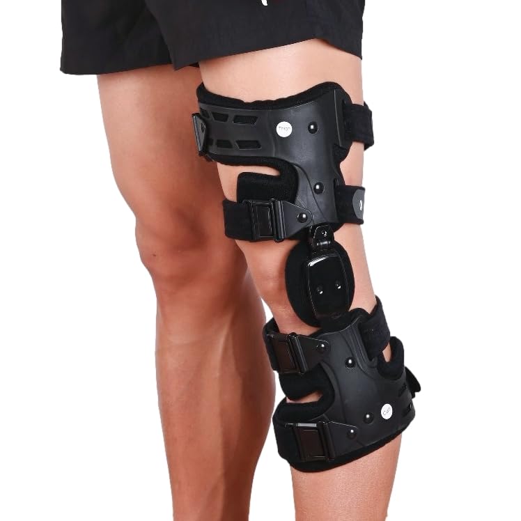 Photo 1 of Komzer OA Unloader Knee Brace Men and Women For Osteoarthritis & Arthritis Knee Pain, Bone on Bone Joint Degeneration Medial Offloader Knee Brace, Left