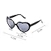 Pack of 10 Neon Heart Shaped Resin Sunglasses for Womens Kids in Party and Festival (Mix10 Pack)