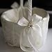 Alex Emotions ONE Flower Girl Basket Ivory Wedding Basket | Lace Collection | Wedding Ceremony Basket
