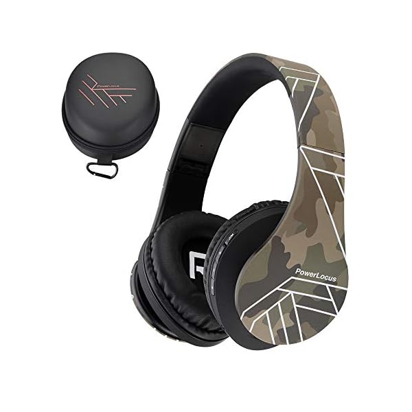 PowerLocus-Bluetooth-Over-Ear-Headphones-Wireless-Stereo-Foldable-Headphones-Wireless-and-Wired-Headsets-with-Built-in-Mic-Micro-SDTF-FM-for-iPhoneSamsungiPadPC-Camouflage PowerLocus Bluetooth Over-Ear Headphones, Wireless Stereo Foldable Headphones Wireless and Wired Headsets with Built-in…