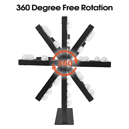 Misavanity Large Hollywood Vanity Makeup Mirror with Wireless Charger