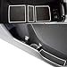 CupHolderHero Fits Honda CRV 2017-2022 Accessories - Premium Custom Non-Slip Anti-Dust Cup Holder Inserts, Center Console Liners, Door Pocket Mats, Interior Protection, 22pc Set, White Trim