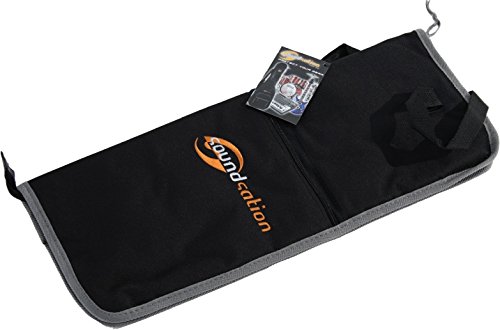 SOUNDSATION SBG-ST-10 Padded drumsticks bag featuring adjustable strap and pocket