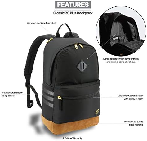 adidas classic 3s plus backpack