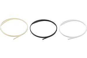 MECCANIXITY 3 Pcs Plastic Binding Purfling Strip 1660x6x1mm Guitar Binding Edge Trim for Acoustic Classical Guitar Parts Acce