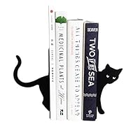 MsFun Cat Lover Bookends Cute Lovely Home Decor Book Stand Kittly Shape usefull Bookend