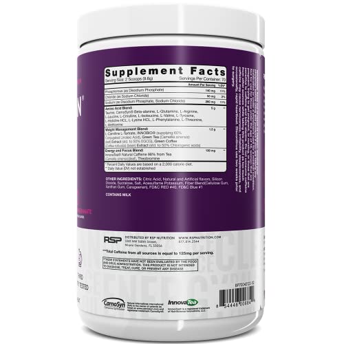 RSP NUTRITION AminoLean Pre Workout Powder, Amino Energy & Weight