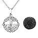 JOVIVI Lava Stone Aromatherapy Essential Oil Diffuser Tree Of Life Locket Pendant Necklace 28