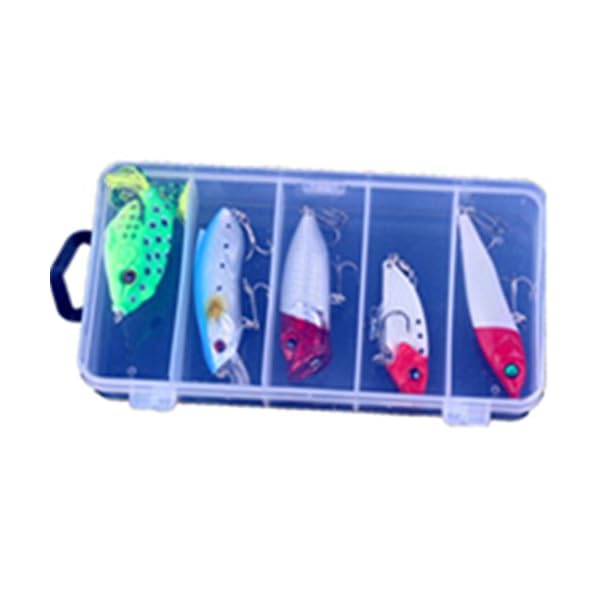 Fishing-LuresLaimeng-5PCS-Plastic-Fishing-Lures-Hard-Bait-Minnow-Pencil-Crank-Popper
